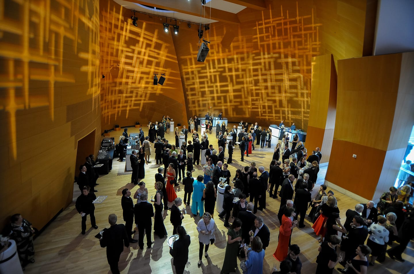 LA Phil gala reception inside Walt Disney Concert Hall
