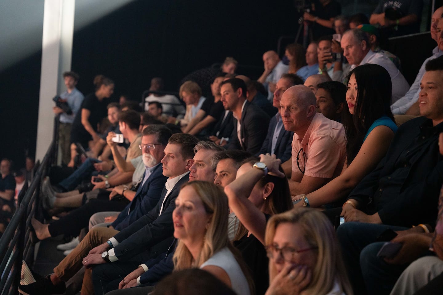 Guests seated in the audience during the presentation
