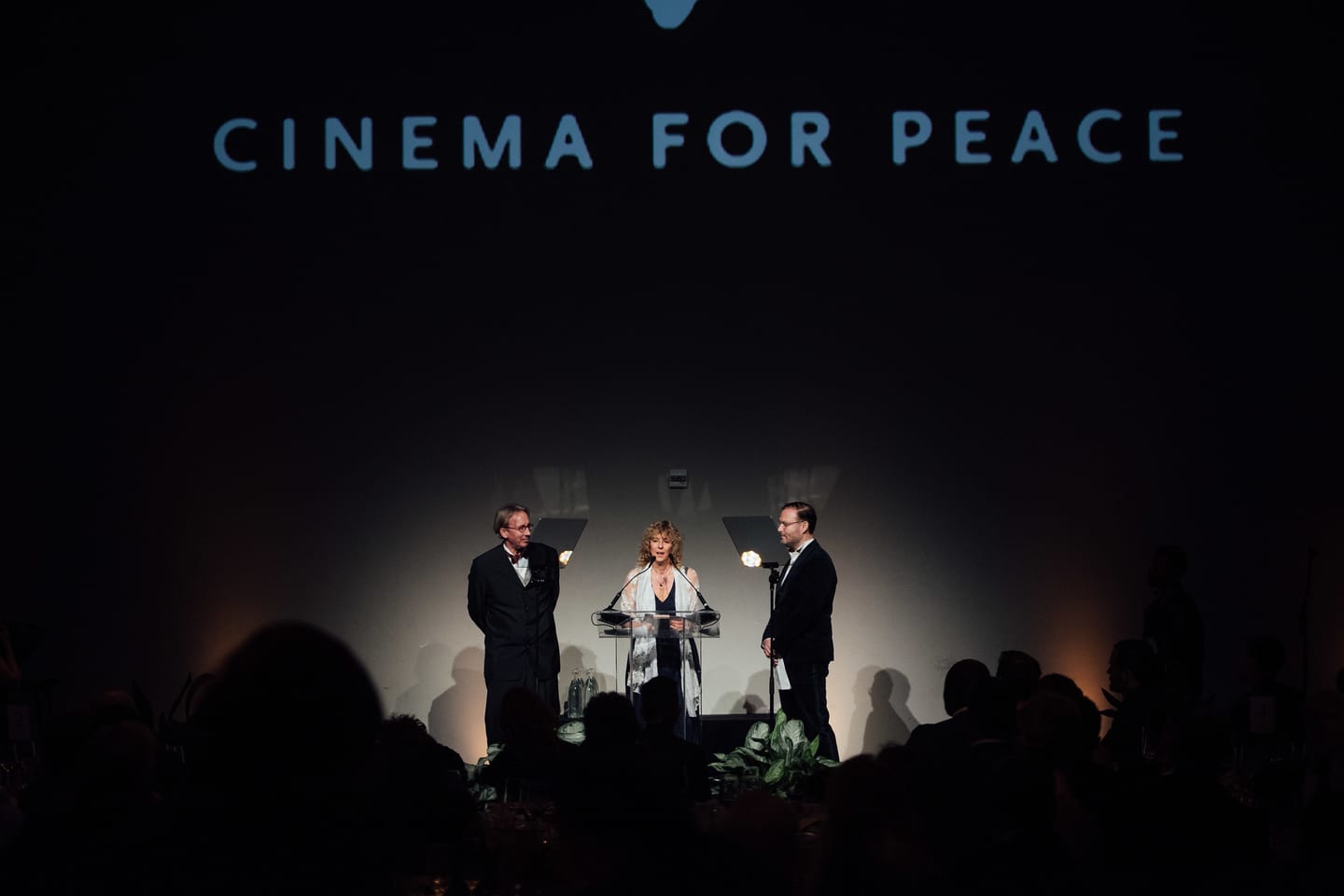 A Cinema for Peace presentation on stage at the 15th annual Global Green pre-Oscar gala at NeueHouse Hollywood