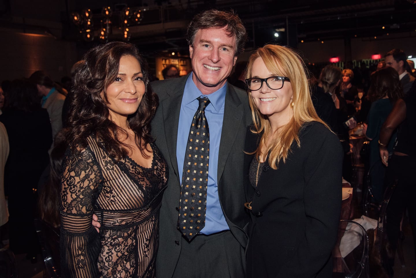 Guests photographed together at the 15th annual Global Green pre-Oscar gala at NeueHouse Hollywood