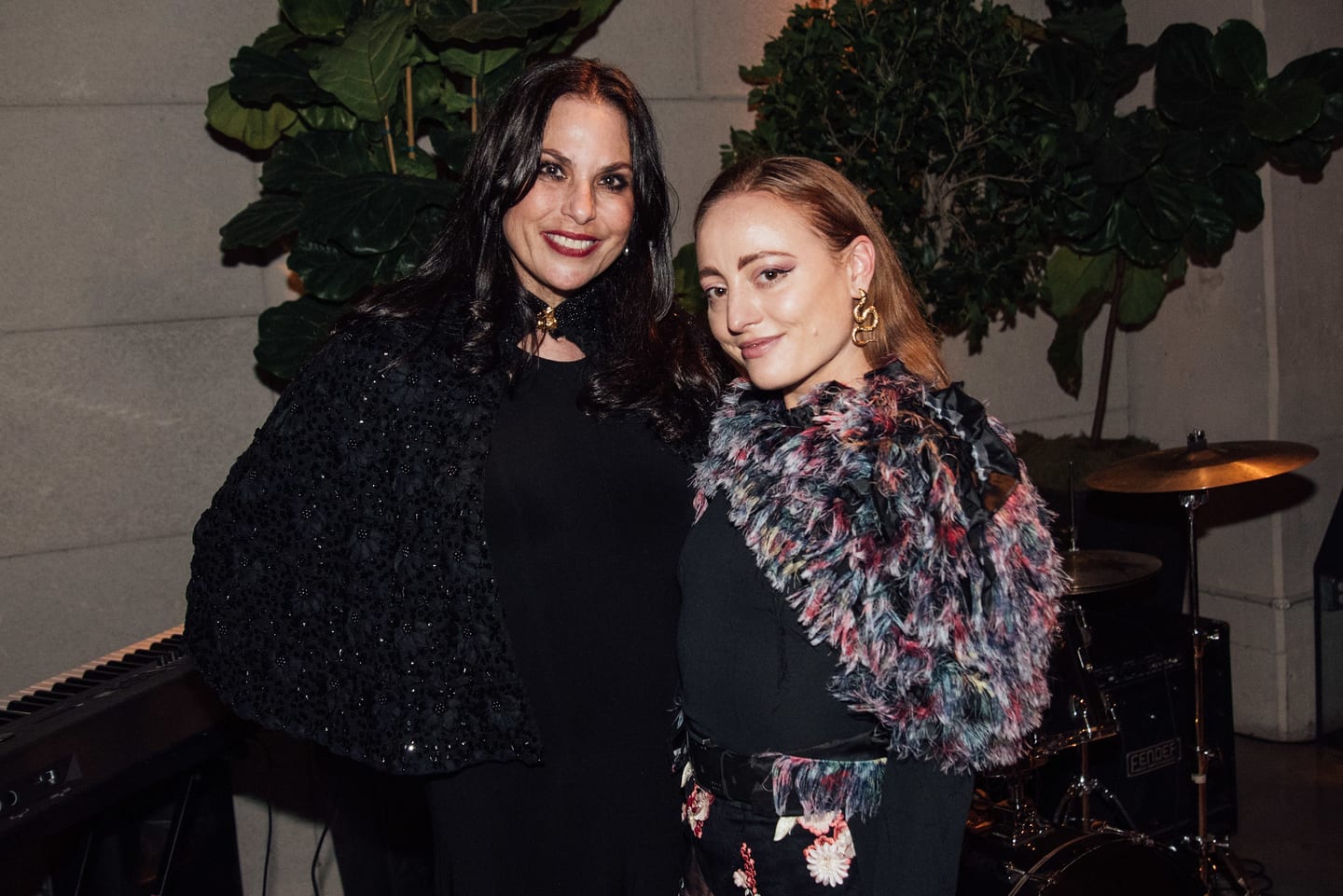 Guests photographed together at the 15th annual Global Green pre-Oscar gala at NeueHouse Hollywood