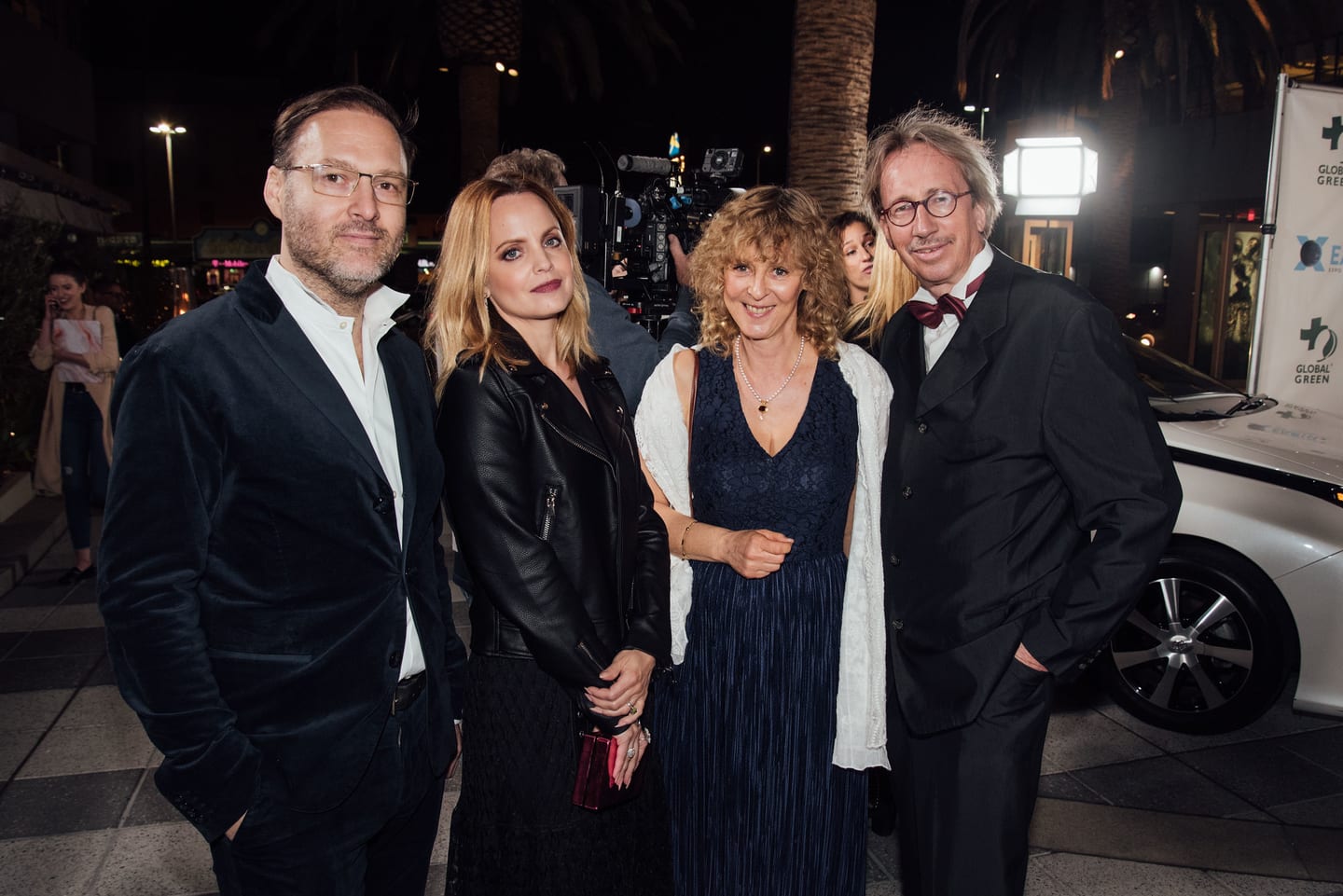 Guests photographed together at the 15th annual Global Green pre-Oscar gala at NeueHouse Hollywood