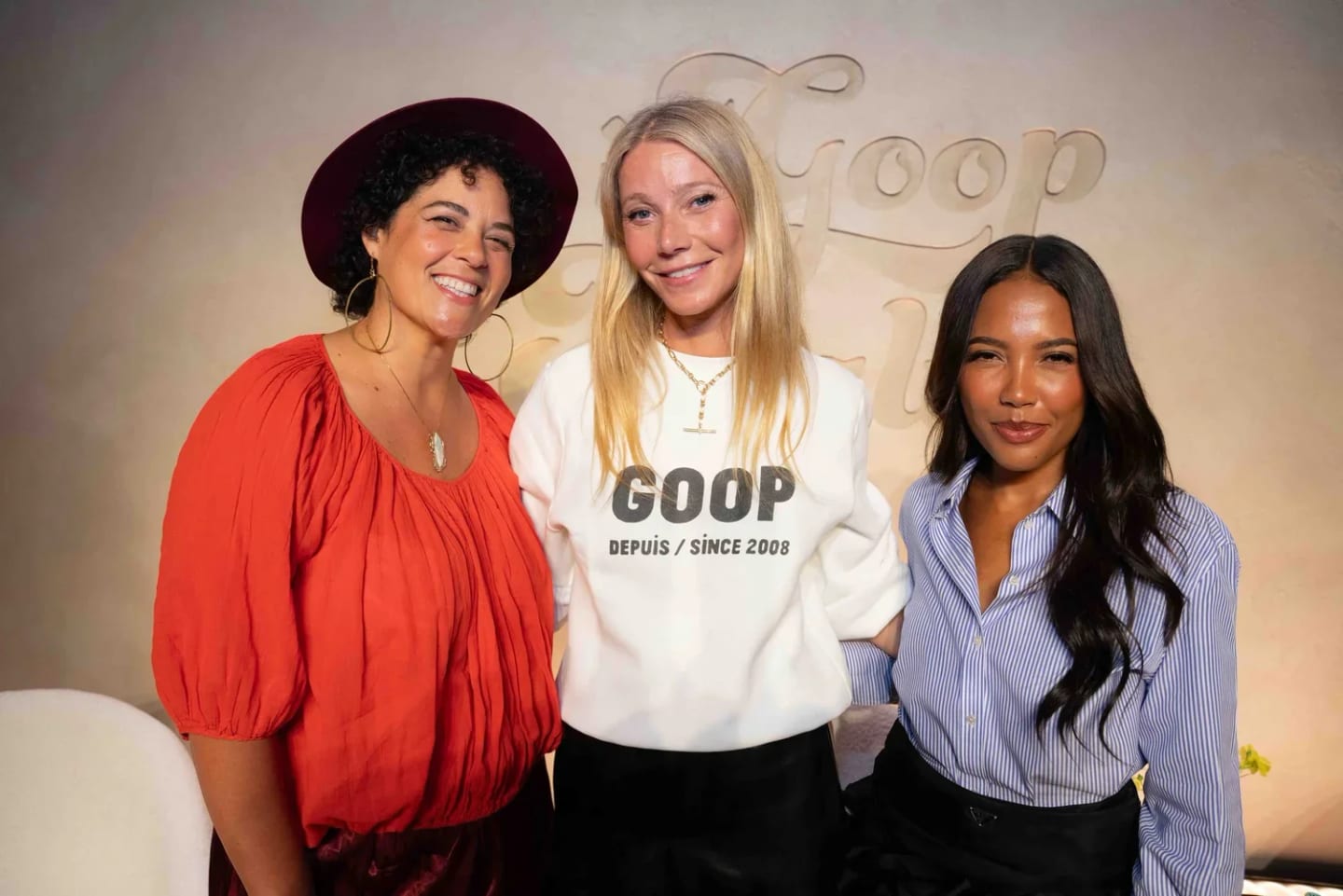 Guests at a Goop brand activation event in Santa Monica